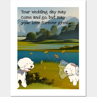 Dog Wedding Posters and Art